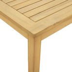 Coffee Table Light acacia 50 x 35 x 36 cm Solid Acacia Wood