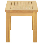 Coffee Table Light acacia 50 x 35 x 36 cm Solid Acacia Wood