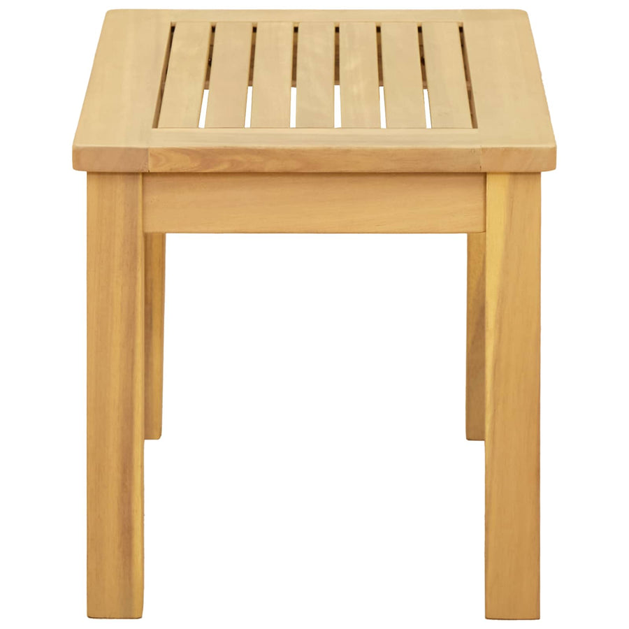 Coffee Table Light acacia 50 x 35 x 36 cm Solid Acacia Wood