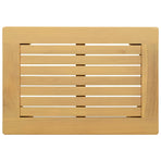 Coffee Table Light acacia 50 x 35 x 36 cm Solid Acacia Wood