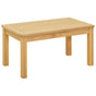Coffee Table Light acacia 70 x 40 x 36 cm Solid Acacia Wood