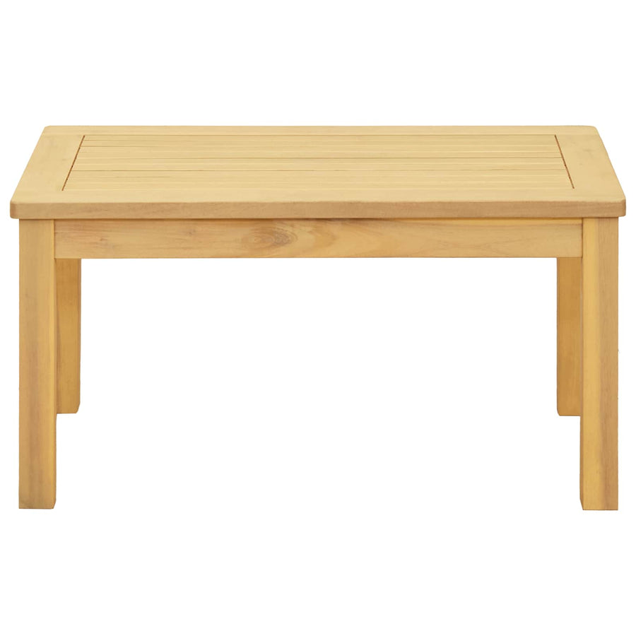 Coffee Table Light acacia 70 x 40 x 36 cm Solid Acacia Wood