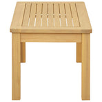 Coffee Table Light acacia 70 x 40 x 36 cm Solid Acacia Wood