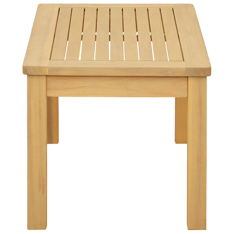 Coffee Table Light acacia 70 x 40 x 36 cm Solid Acacia Wood
