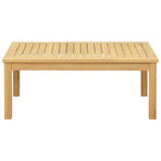 Coffee Table Light acacia 90 x 50 x 36 cm Solid Acacia Wood
