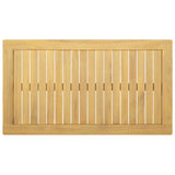 Coffee Table Light acacia 90 x 50 x 36 cm Solid Acacia Wood - Top-Down View