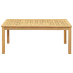 Coffee Table Light acacia 110 x 60 x 45 cm Solid Acacia Wood