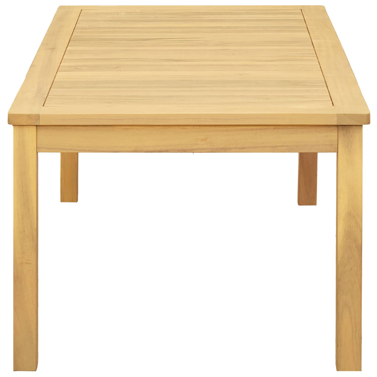 Coffee Table Light acacia 110 x 60 x 45 cm Solid Acacia Wood