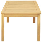 Coffee Table Light acacia 110 x 60 x 45 cm Solid Acacia Wood