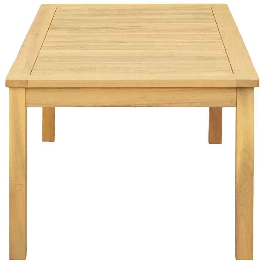 Coffee Table Light acacia 110 x 60 x 45 cm Solid Acacia Wood