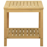 Side Table Oil Natural 45 x 45 x 45 cm Solid Acacia Wood