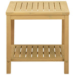 Side Table Oil Natural 45 x 45 x 45 cm Solid Acacia Wood