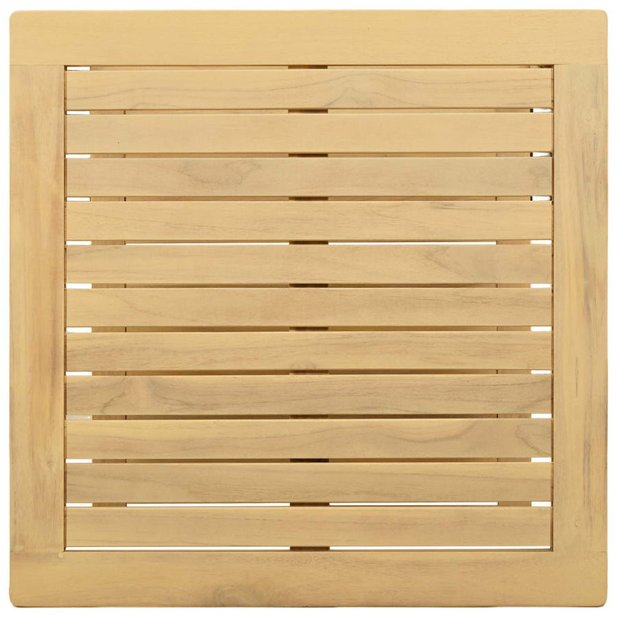 Side Table Oil Natural 60 x 60 x 45 cm Solid Acacia Wood