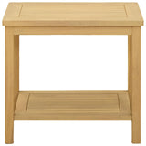 Side Table Oil Natural 50 x 35 x 45 cm Solid Acacia Wood