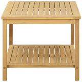 Side Table Oil Natural 50 x 35 x 45 cm Solid Acacia Wood