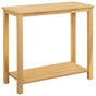 Garden Console Table Light acacia 80 x 35 x 75 cm