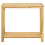 Garden Console Table Light acacia 80 x 35 x 75 cm