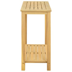Garden Console Table Light acacia 80 x 35 x 75 cm