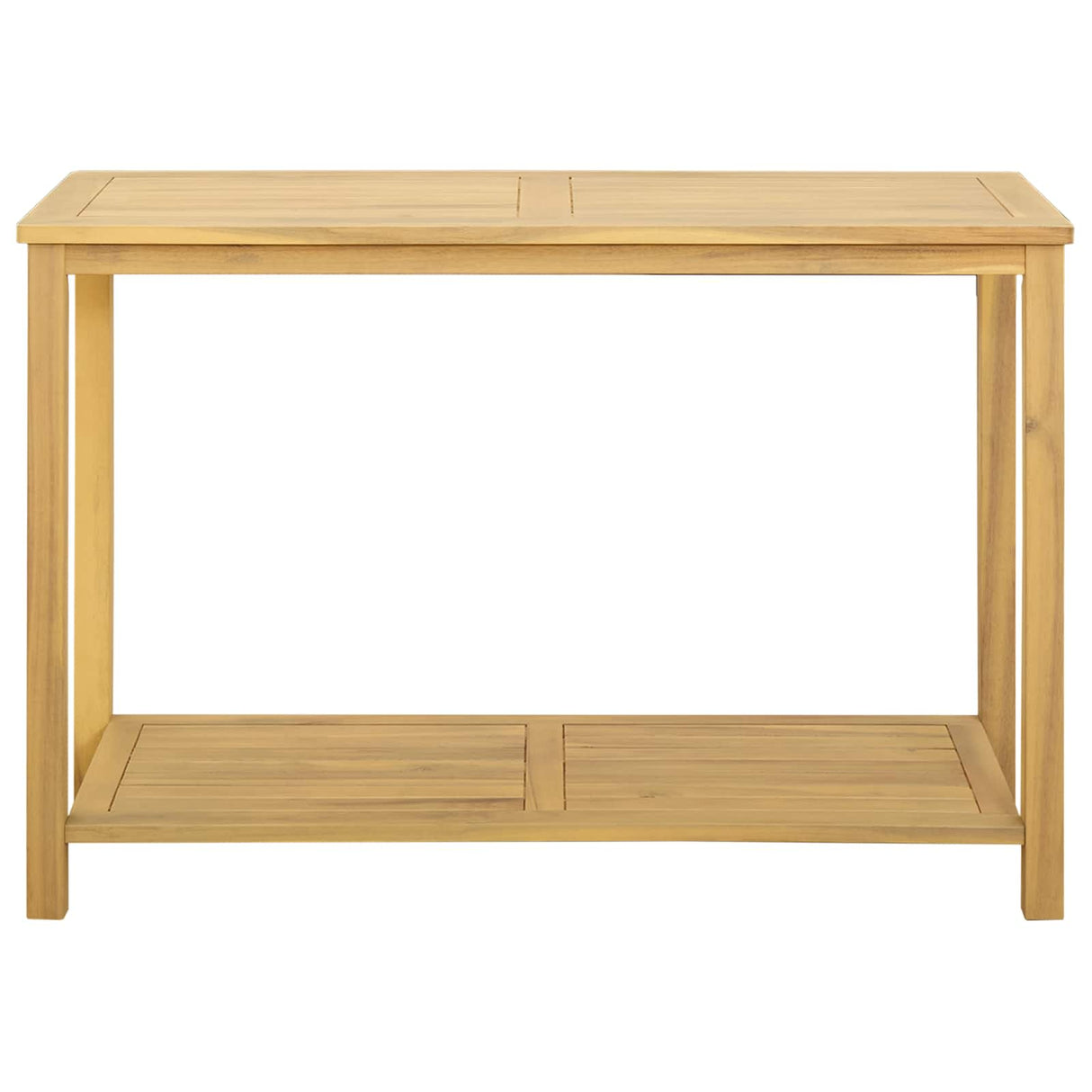 Garden Console Table Light acacia 110 x 40 x 75 cm