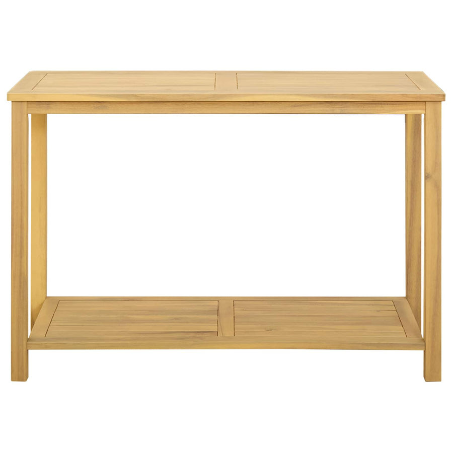 Garden Console Table Light acacia 110 x 40 x 75 cm