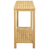 Garden Console Table Light acacia 110 x 40 x 75 cm