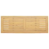 Garden Console Table Light acacia 110 x 40 x 75 cm