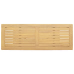 Garden Console Table Light acacia 110 x 40 x 75 cm