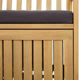 Storage Bench with Cushion with Storage 120 x 63 x 84 cm