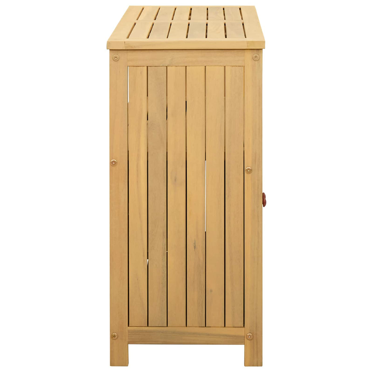 Garden Console Table Light acacia 80 x 35 x 75 cm