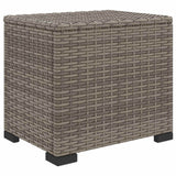 Garden Footstool with Cushion 40 x 30 x 40 cm - Side View