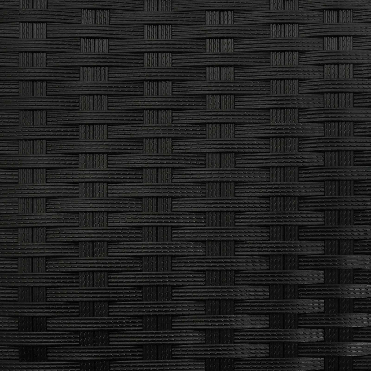 Tall Planter Black 55 x 22 x 70 cm Poly Rattan