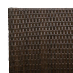 Tall Planter Brown 55 x 22 x 70 cm Poly Rattan
