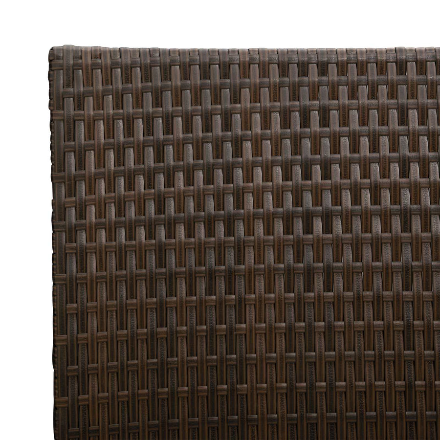 Tall Planter Brown 55 x 22 x 70 cm Poly Rattan