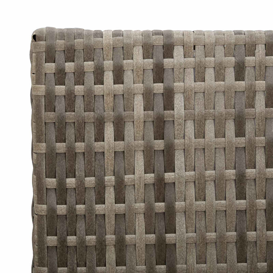 Tall Planter Grey 55 x 22 x 70 cm Poly Rattan