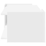 Coffee Table White 90 x 50 x 33 cm Engineered Wood - Rear View