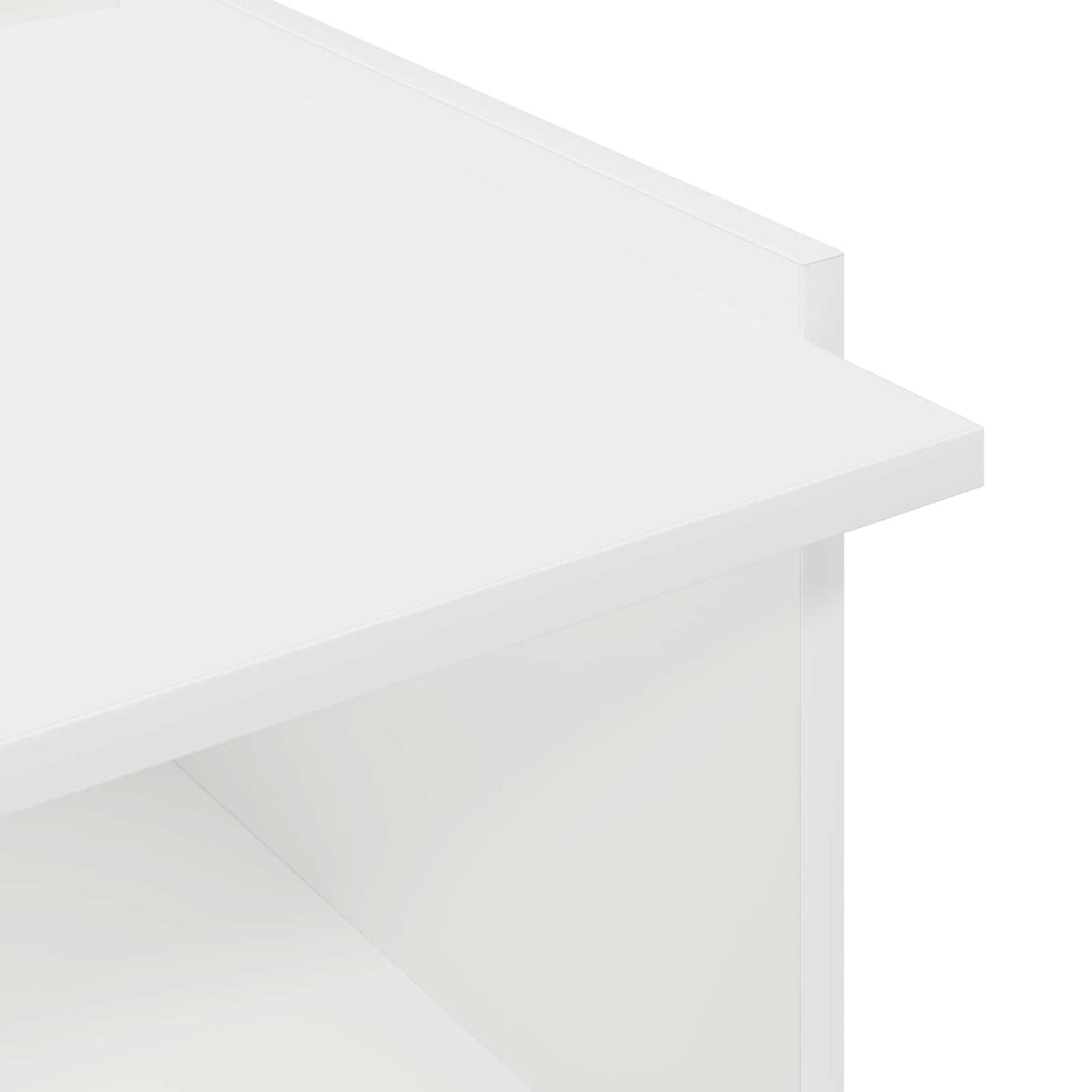 Coffee Table White 50.5 x 50 x 33 cm Engineered Wood
