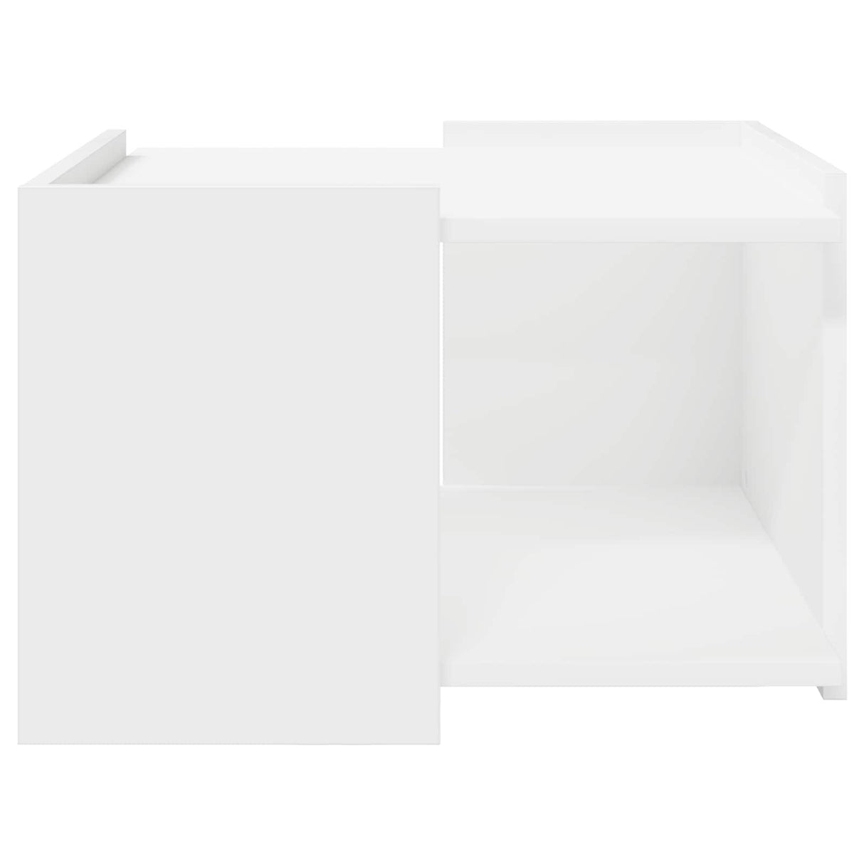Coffee Table White 50.5 x 50 x 33 cm Engineered Wood