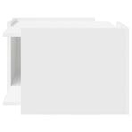 Coffee Table White 50.5 x 50 x 33 cm Engineered Wood