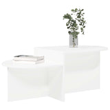 Coffee Table White 100 x 50 x 40 cm Engineered Wood