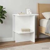 Coffee Table White 40 x 30 x 49 cm Engineered Wood
