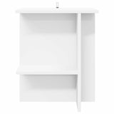 Coffee Table White 40 x 30 x 49 cm Engineered Wood - Top-Down View