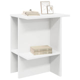 Coffee Table White 40 x 30 x 49 cm Engineered Wood - Side View