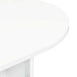 Console Table White 100 x 39.5 x 75 cm Engineered Wood