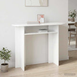 Console Table White 100 x 39.5 x 75 cm Engineered Wood