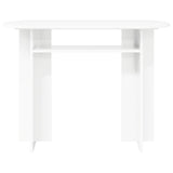 Console Table White 100 x 39.5 x 75 cm Engineered Wood - 45-Degree Angle