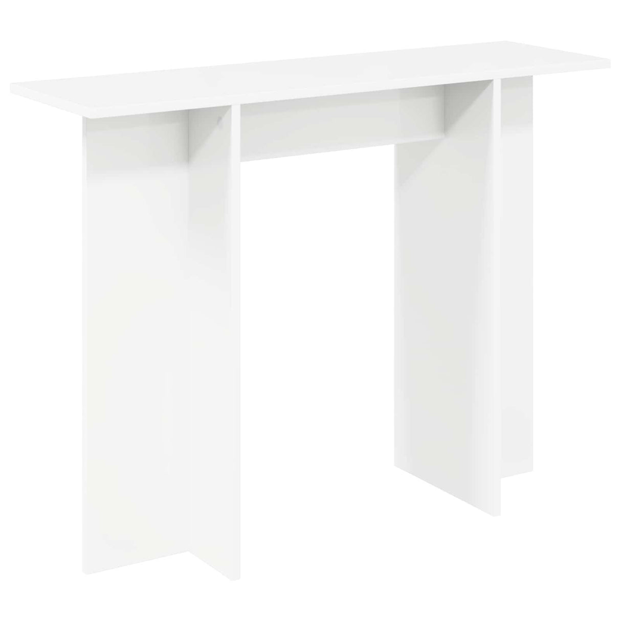 Console Table White 100 x 30 x 75 cm Engineered Wood