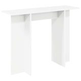Console Table White 100 x 30 x 75 cm Engineered Wood