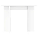 Console Table White 100 x 30 x 75 cm Engineered Wood