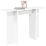 Console Table White 100 x 30 x 75 cm Engineered Wood