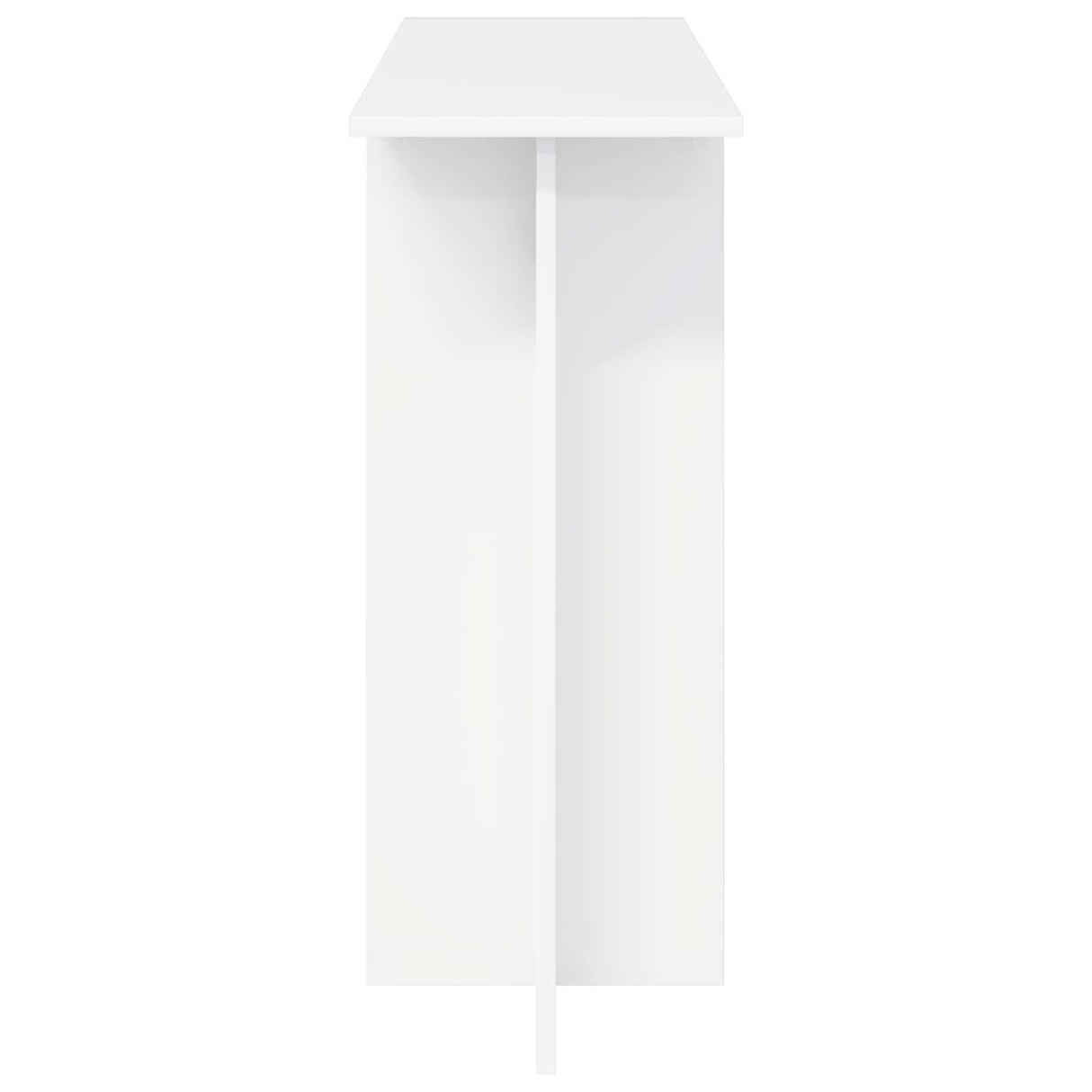 Console Table White 100 x 30 x 75 cm Engineered Wood